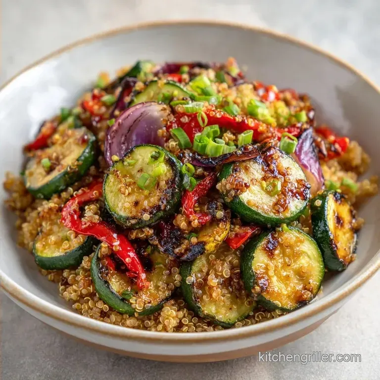 Grilled Vegetable Grain Bowl: Smoky and Vibrant