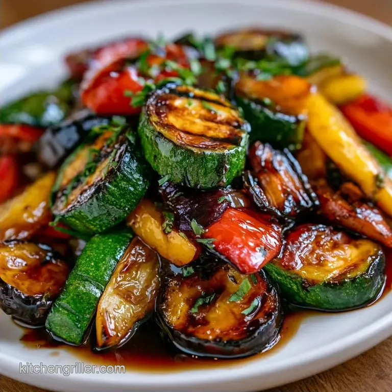 Mediterranean Grilled Vegetable Side Dish