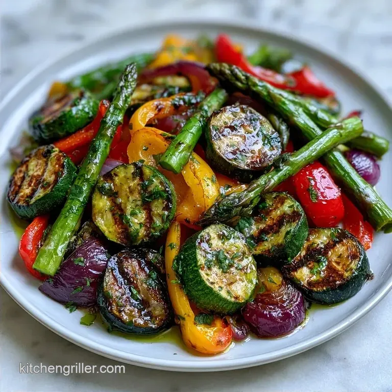 Lemon Herb Grilled Veggies in 30 Minutes