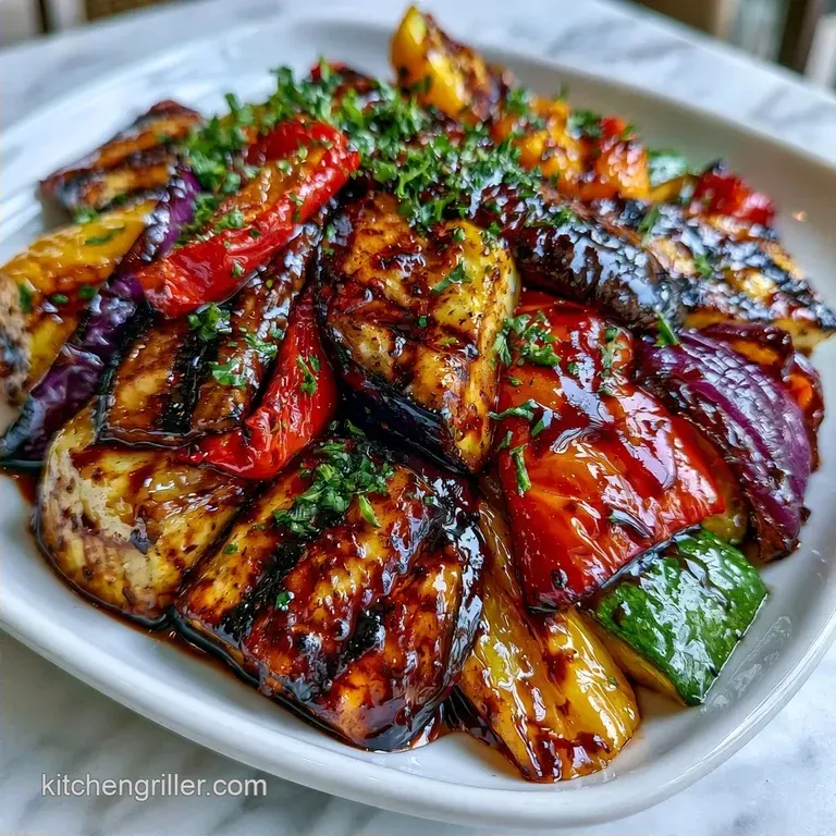Mediterranean Grilled Veggies in 20 Minutes