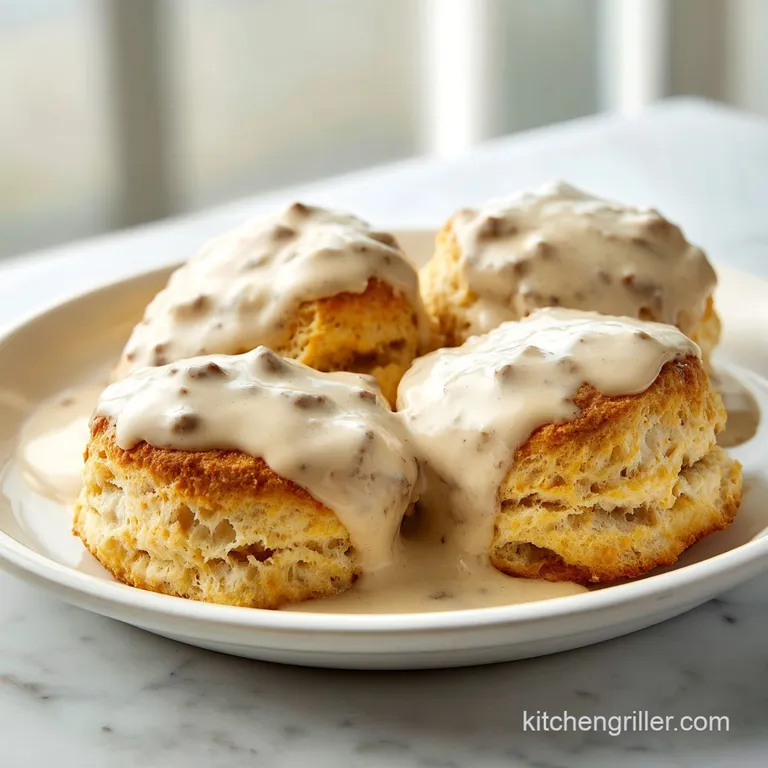 My Grammas Biscuits and Gravy: Southern Style