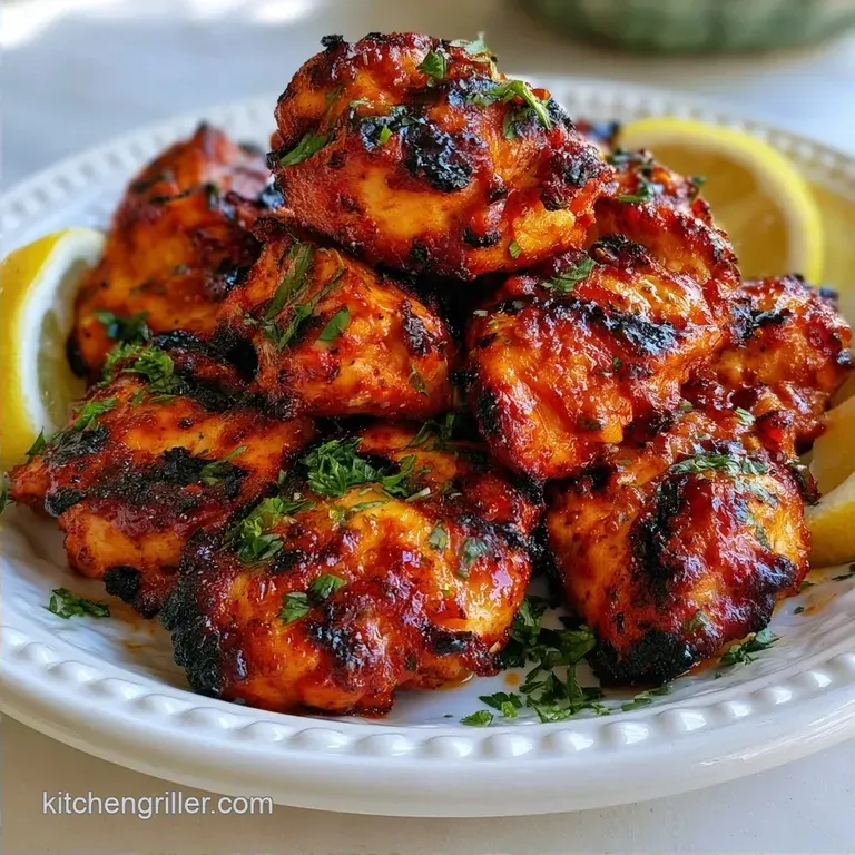Tender Pakistani Grilled Chicken Boarti