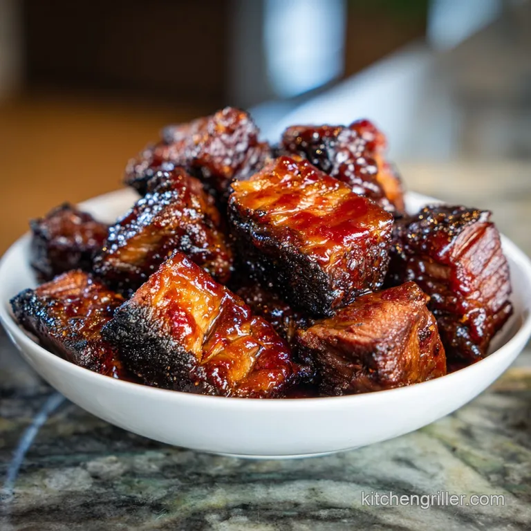 Poor Man s Burnt Ends Chuck Roast Recipe with BBQ Sauce