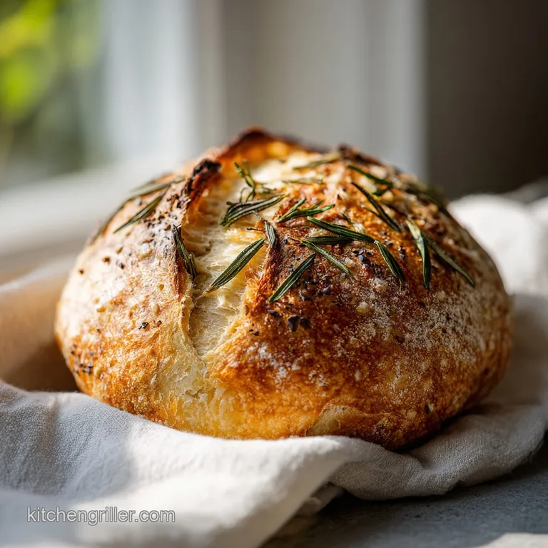 Sourdough Recipe with Rosemary and Sea