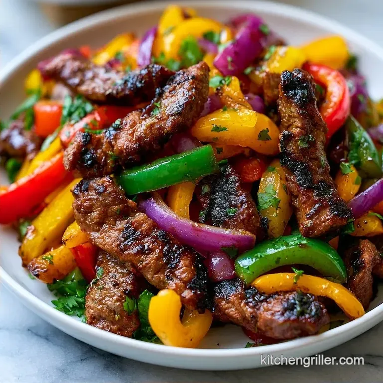 Sheet Pan Steak Fajitas with Sirloin