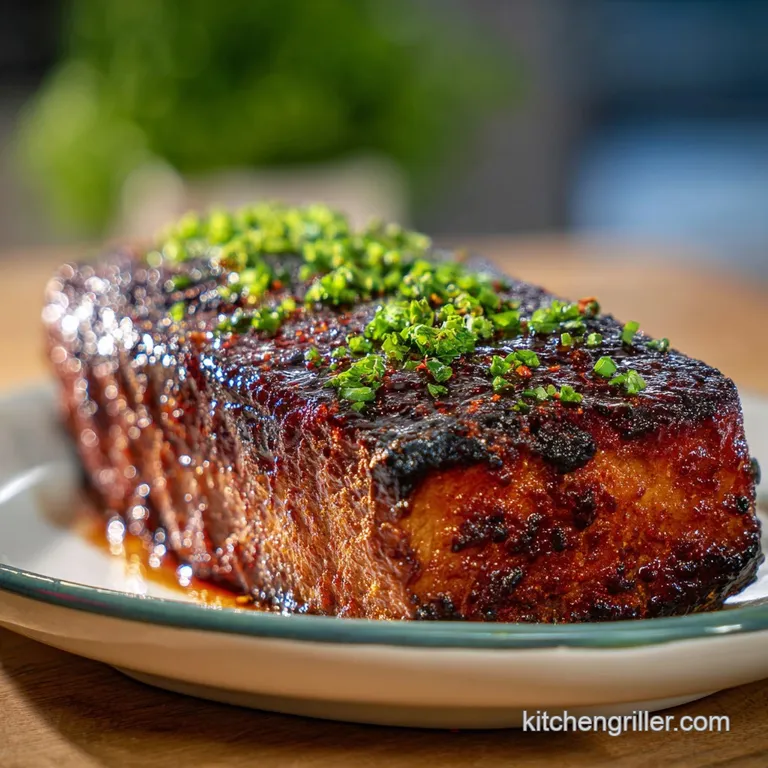 Smoked Meatloaf Recipe with BBQ Glaze