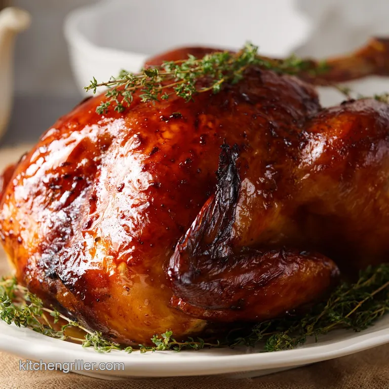 Smoked Whole Turkey: Mahogany Skin