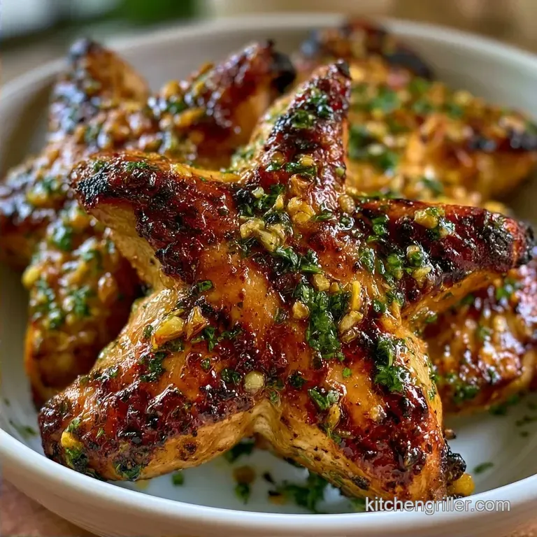 Star Grilled Chicken with Garlic and Herbs