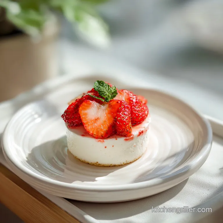 Mini Tea Party Dessert with Strawberry Cream