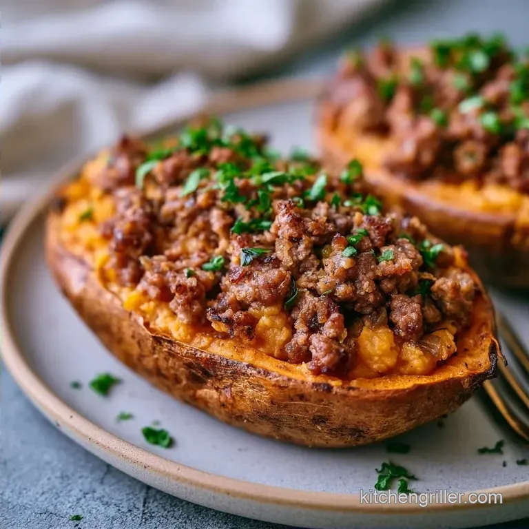 Stuffed Sweet Potato: Savory and Hearty