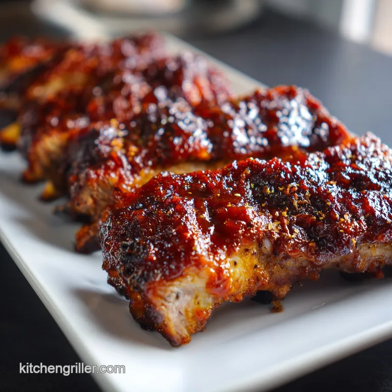 2 1 Ribs Method Traeger Recipe with BBQ Sauce