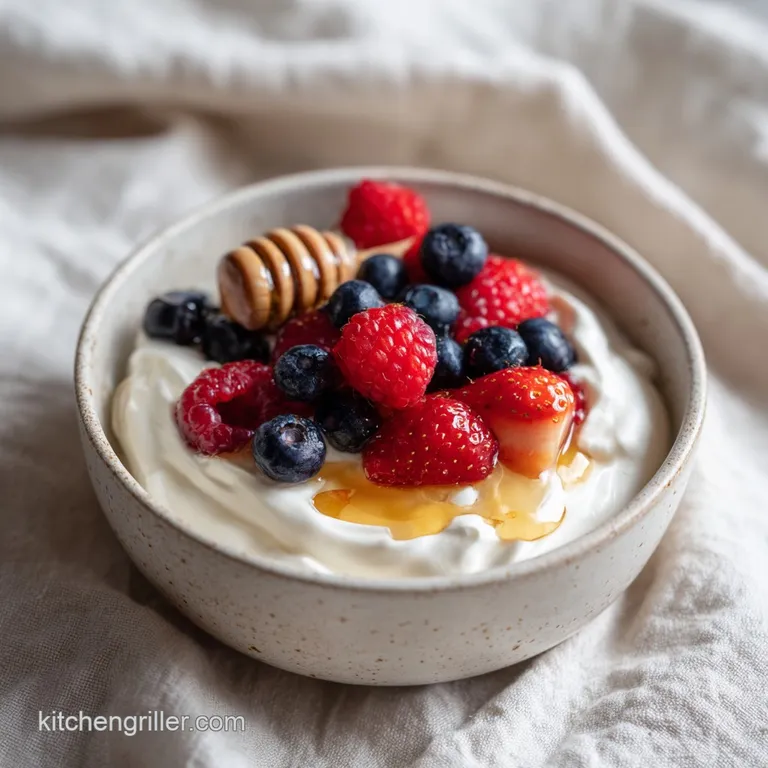 Yogurt Bowl Recipe with Berries and Honey