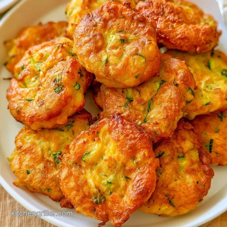 Crispy Zucchini Squash Fritters